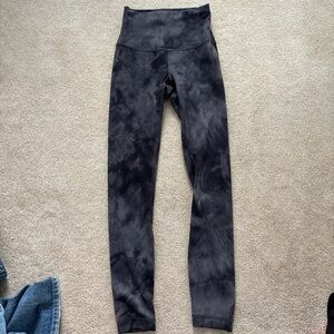 lululemon athletica Charcoal Tie-Dye Leggings
